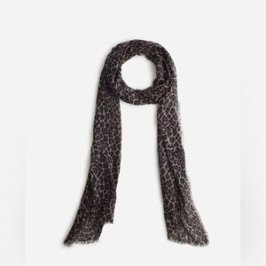 Madewell wool leopard scarf